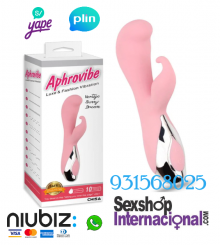 VIBRADOR CURVO SOSTIFICADO ESTIMULADOR CLITORIAL CONEJO SEXSHOP 